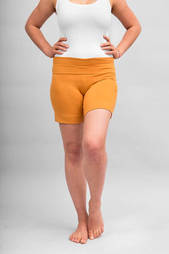 Sohang yoga short - Saffron-Breath of Fire-1