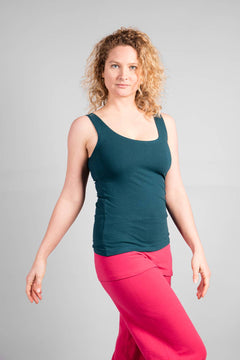 Sohang yoga top - Deep green-Breath of Fire-4