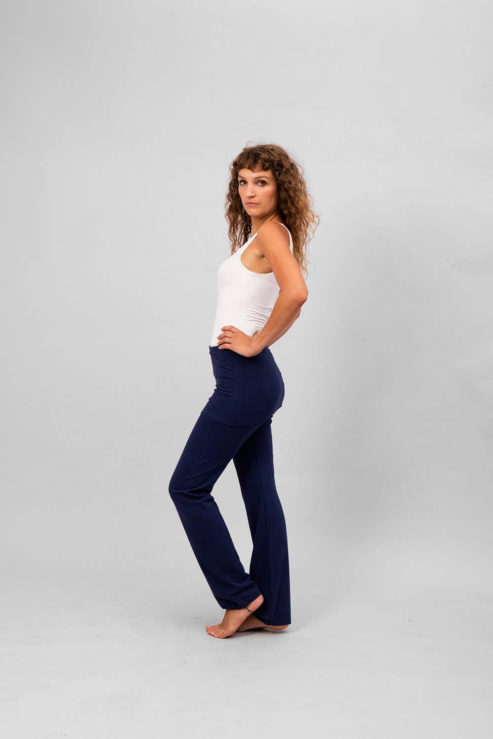 Yamala yoga pants - Atlantic Blue-Breath of Fire-4