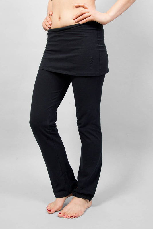 Yamala yoga pants - Black-Breath of Fire-1