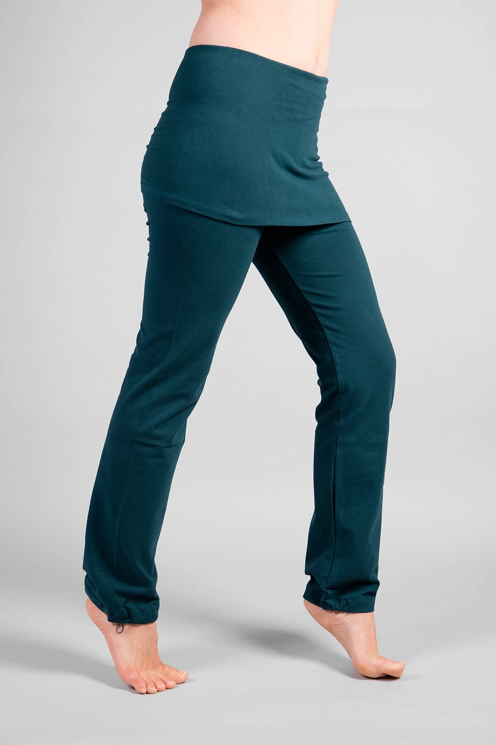 Yamala yoga pants - Deep green-Breath of Fire-1
