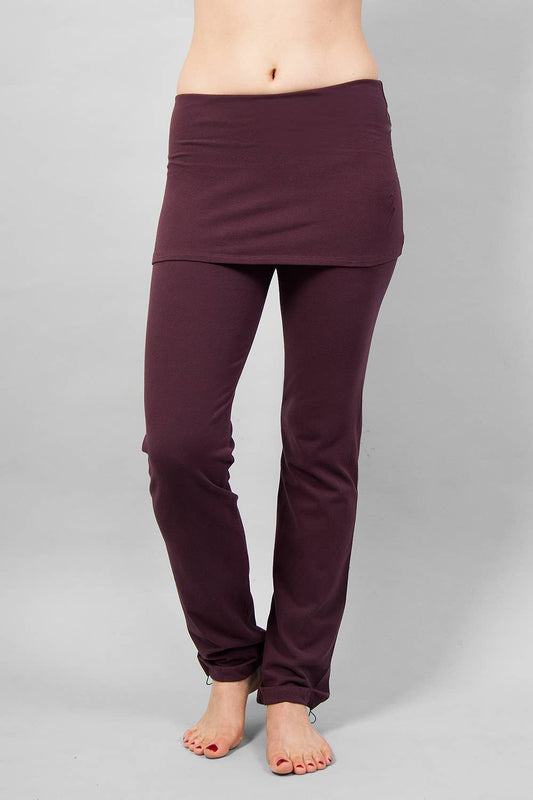 Yamala yoga pants - Purple-Breath of Fire-1